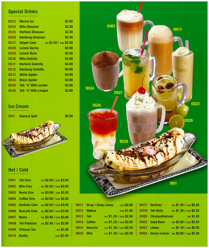 ayza restaurant singapore menu items