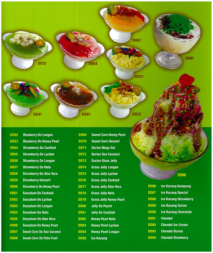 ayza restaurant singapore menu items